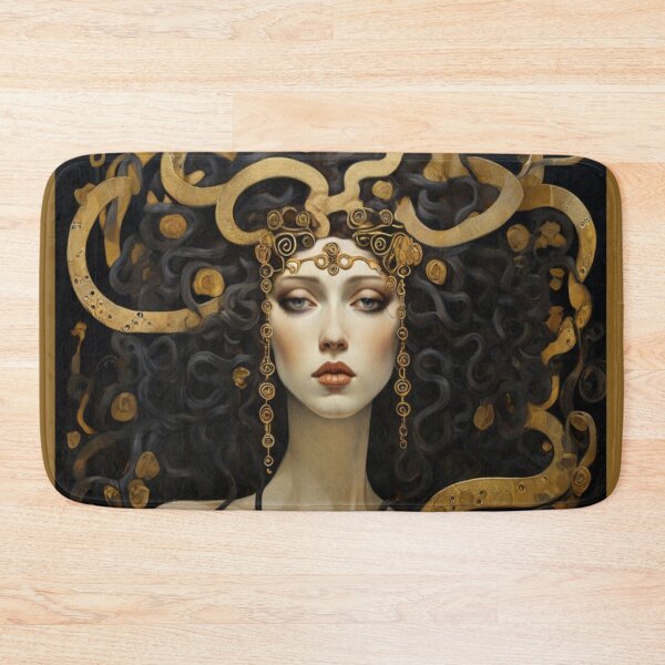 Item preview, Medusa in gold designed and sold by Flowersonstuff.