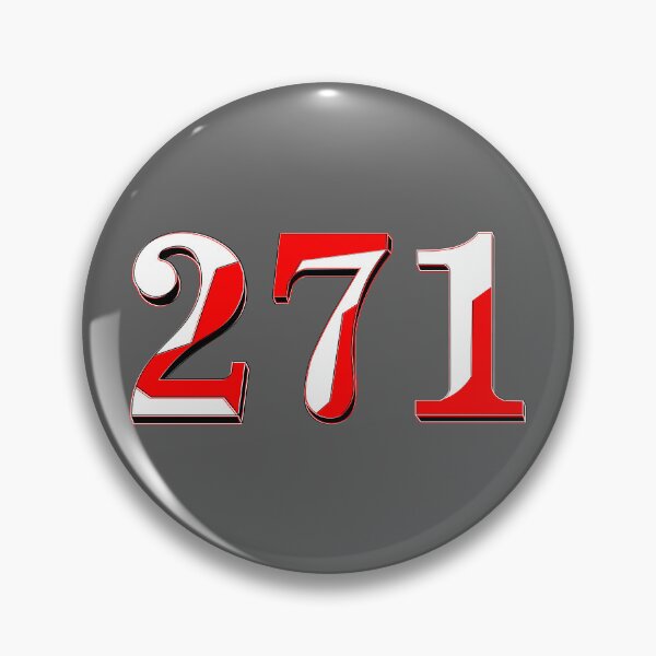 Item preview, number two hundred and seventy one digit 271 order sequence team member age designed and sold by 4rpixs.