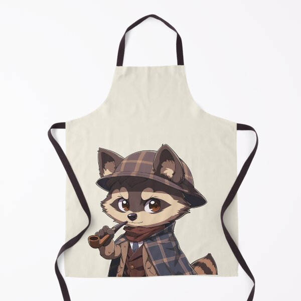 Item preview, Cartoon Sherlock Holmes Raccoon designed and sold by xiao xuans.