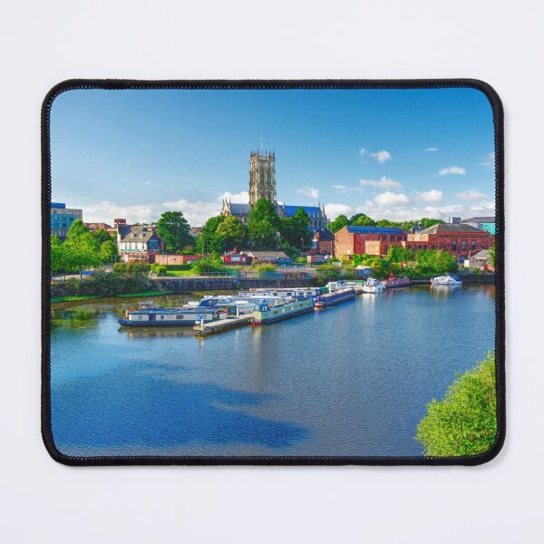 Item preview, Doncaster Minster across River Don designed and sold by Alisonchambers2.