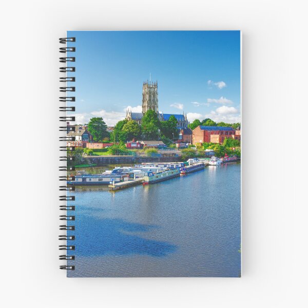 Item preview, Doncaster Minster across River Don designed and sold by Alisonchambers2.