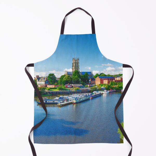 Item preview, Doncaster Minster across River Don designed and sold by Alisonchambers2.