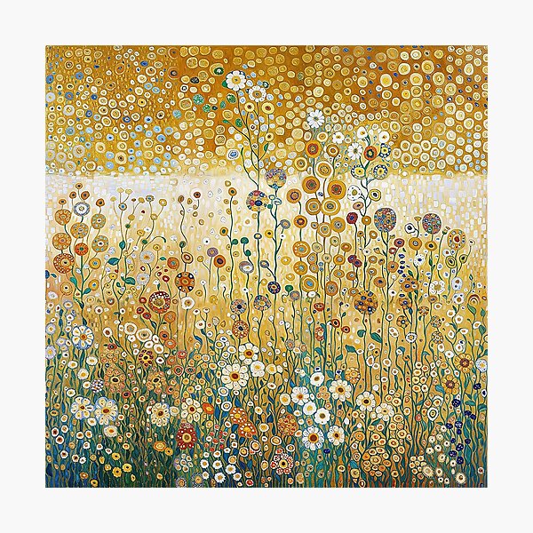 Item preview, Fleurs avec de l'or Gustav Klimt designed and sold by maniacfitness.