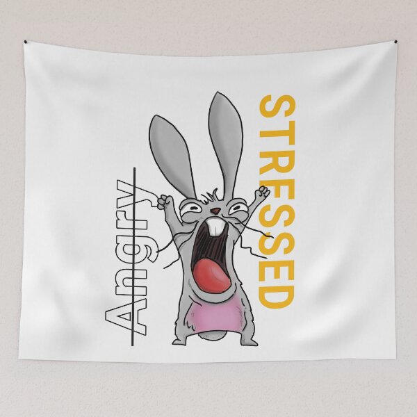 Item preview, Angry Bunny - Rage mode designed and sold by BibekM.