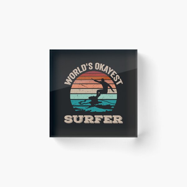 Item preview, World's okayest surfer designed and sold by samah82.