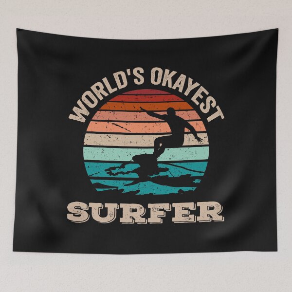 Item preview, World's okayest surfer designed and sold by samah82.