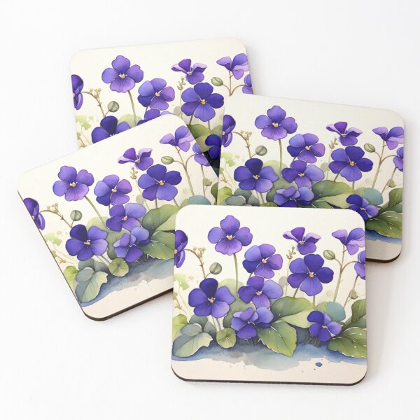 Item preview, A cluster of Violets designed and sold by Flowersonstuff.