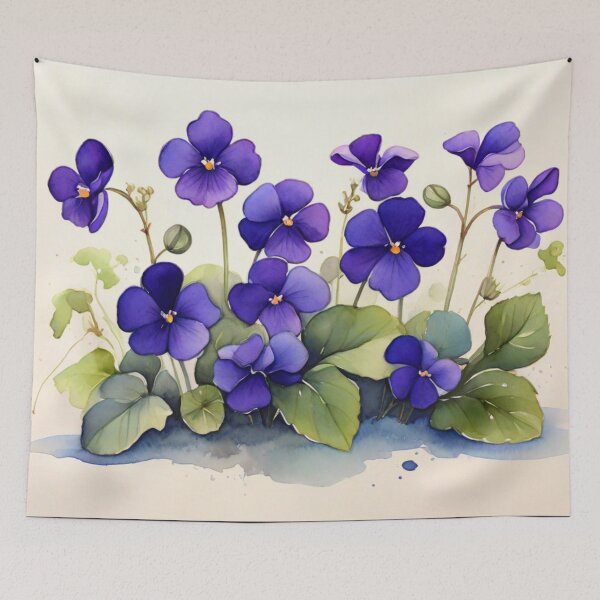 Item preview, A cluster of Violets designed and sold by Flowersonstuff.