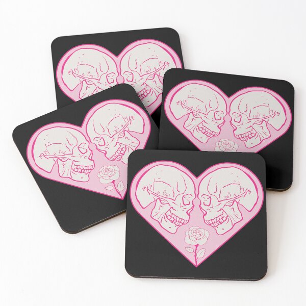 Item preview, Heartshaped Skull designed and sold by samuartshop.