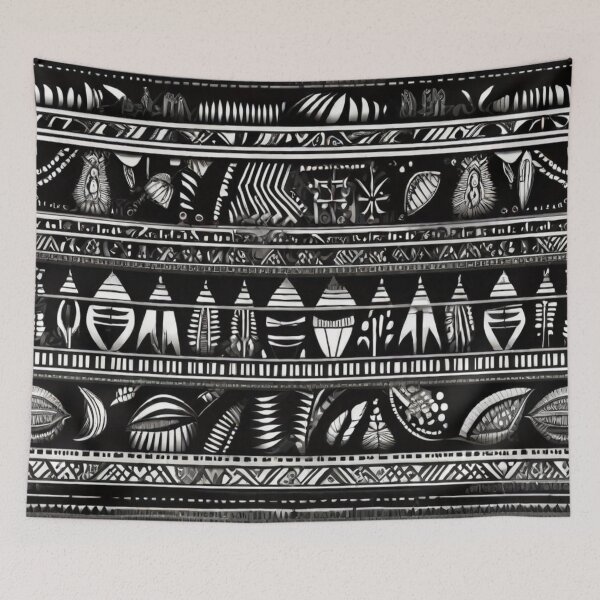Item preview, Black and white stripy pattern designed and sold by Flowersonstuff.