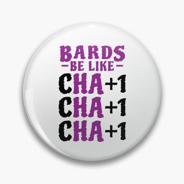 Item preview, Funny Bard Charisma Stats designed and sold by wolfkin-design.