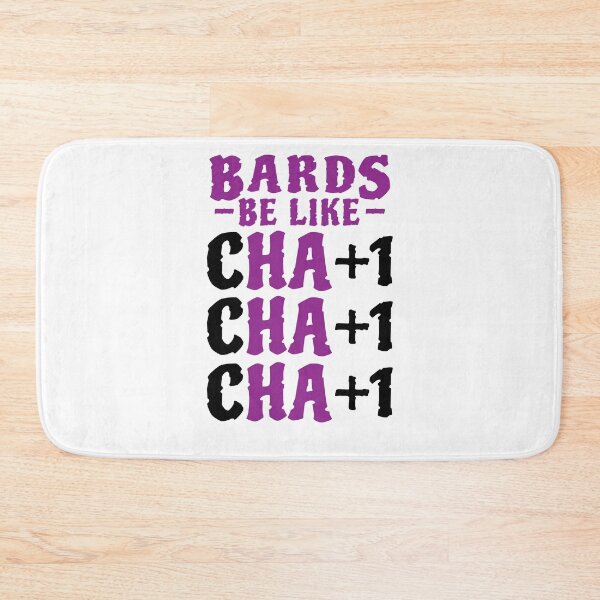 Item preview, Funny Bard Charisma Stats designed and sold by wolfkin-design.