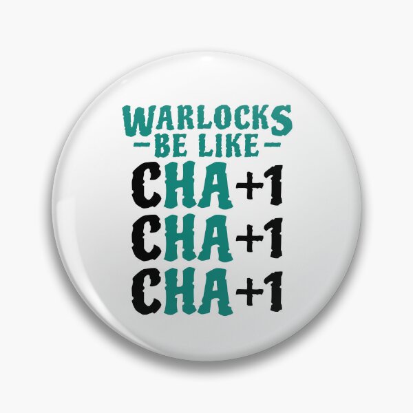 Item preview, Funny Warlock Charisma Stats designed and sold by wolfkin-design.