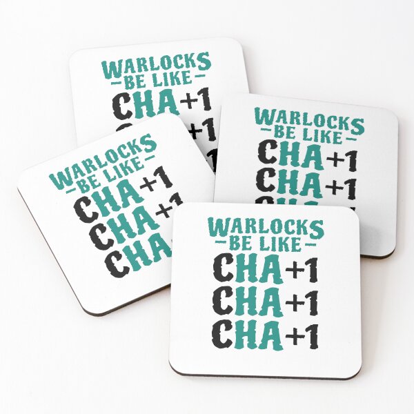 Artikelvorschau, Lustige Warlock-Charisma-Statistiken entworfen und verkauft von wolfkin-design.