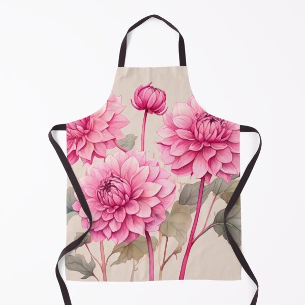 Item preview, Pink dahlias designed and sold by Flowersonstuff.