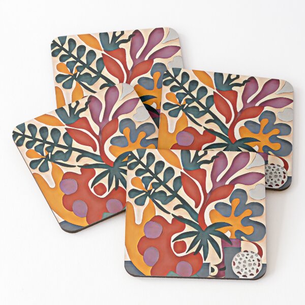 Artikelvorschau, Von Matisse inspiriertes, mutiges und wunderschönes Cut-Out-Design entworfen und verkauft von Sizani.