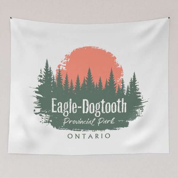 Item preview, Eagle-Dogtooth Provincial Park Ontario Forest And Sunset designed and sold by bivenart.