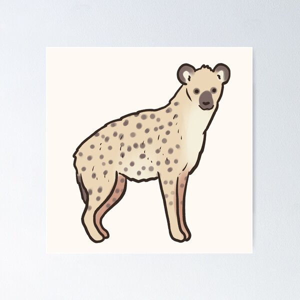 Item preview, hyena illustration  designed and sold by Mayarart.