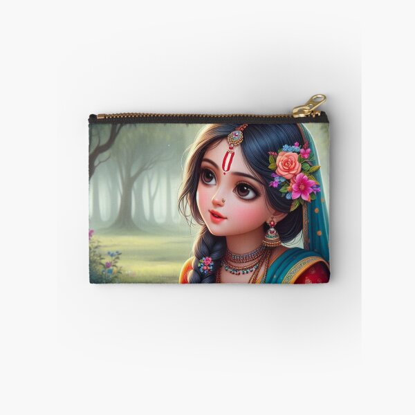 Item preview, Shrimati Radha sitting in Vrindavan forest Vrinda Arts designed and sold by VrindaArts.