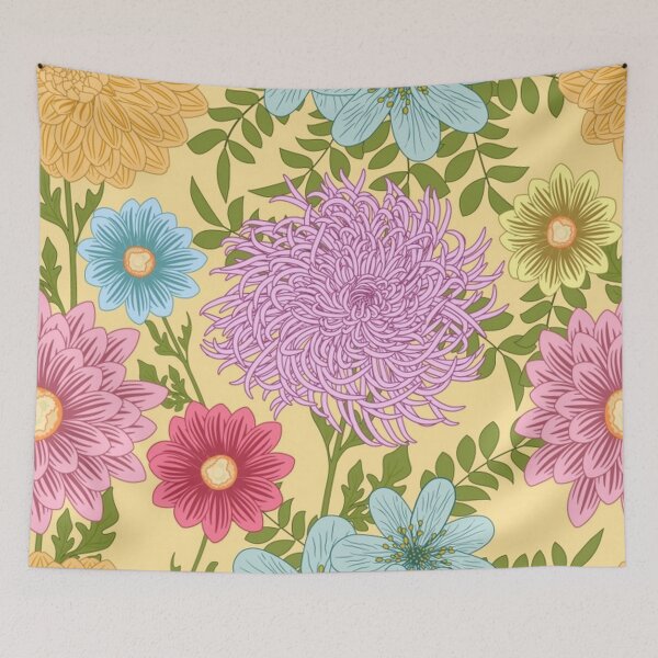 Item preview, Spring Floral Fantasy designed and sold by pugmom4.