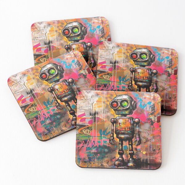 Aperçu de l'œuvre Les robots de Bobby I - 02 créée et vendue par PixelPalaver.