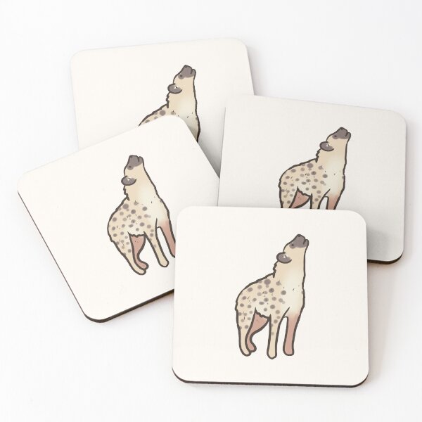 Item preview, Cute hyena howling  designed and sold by Mayarart.