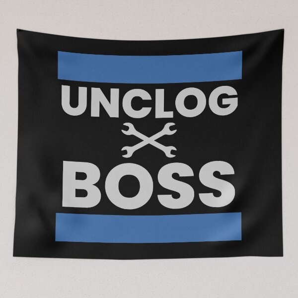 Item preview, Unclog Boss Plumber Joke designed and sold by DomTeesHaven.