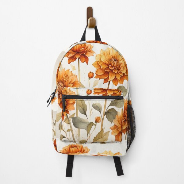 Item preview, Orange dahlias designed and sold by Flowersonstuff.