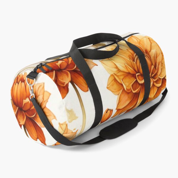 Item preview, Orange dahlias designed and sold by Flowersonstuff.
