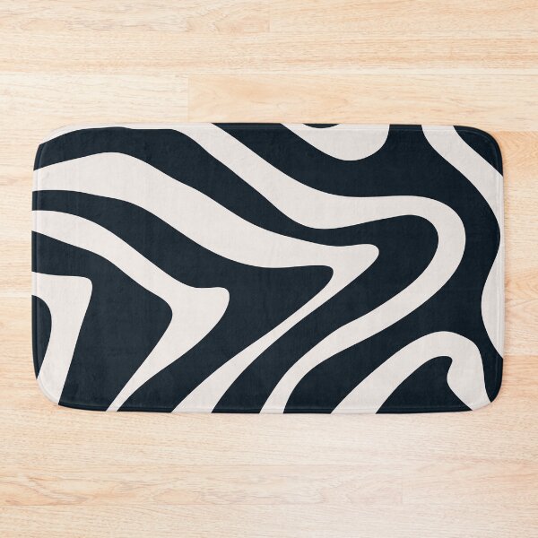 Item preview, Retro Swirl Abstract Pattern (Black) designed and sold by MaizzArts.