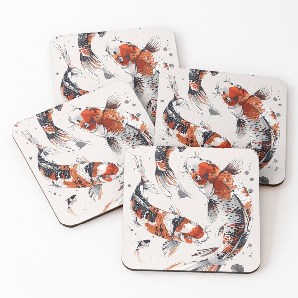 Item preview, Artistic Koi Fish Design, Elegant Koi Design designed and sold by FinFriends.