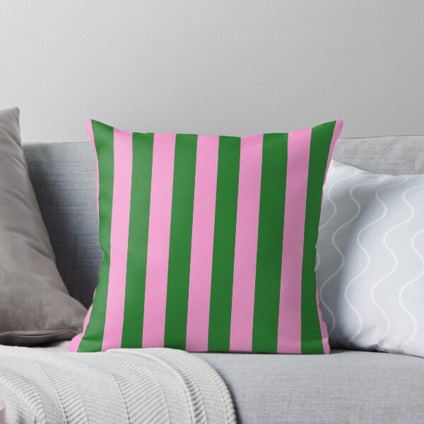 Vista previa del artículo con la obra «Rayas rosas y verdes.», diseñado y vendido por OneThreeSix.