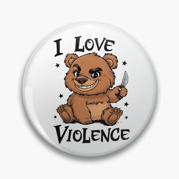 Item preview, I Love Violence Bear designed and sold by Krieghorn.