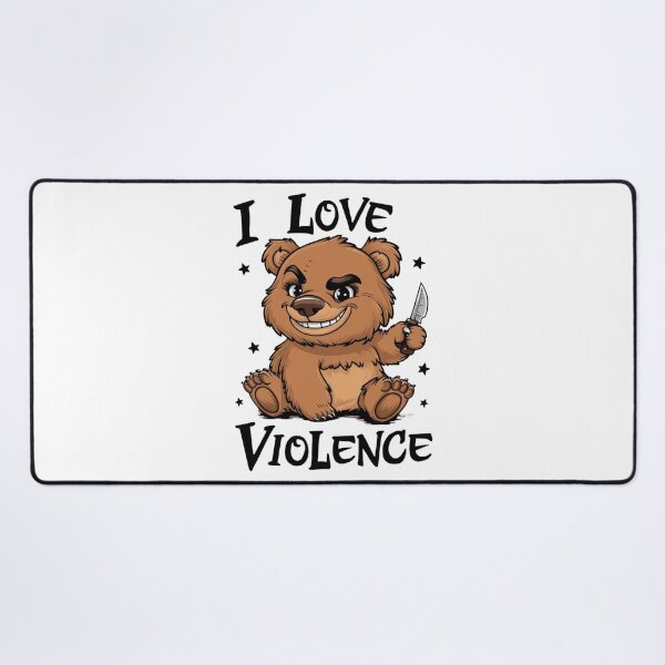 Item preview, I Love Violence Bear designed and sold by Krieghorn.