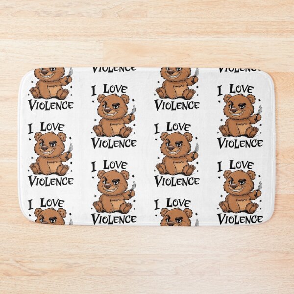 Item preview, I Love Violence Bear designed and sold by Krieghorn.