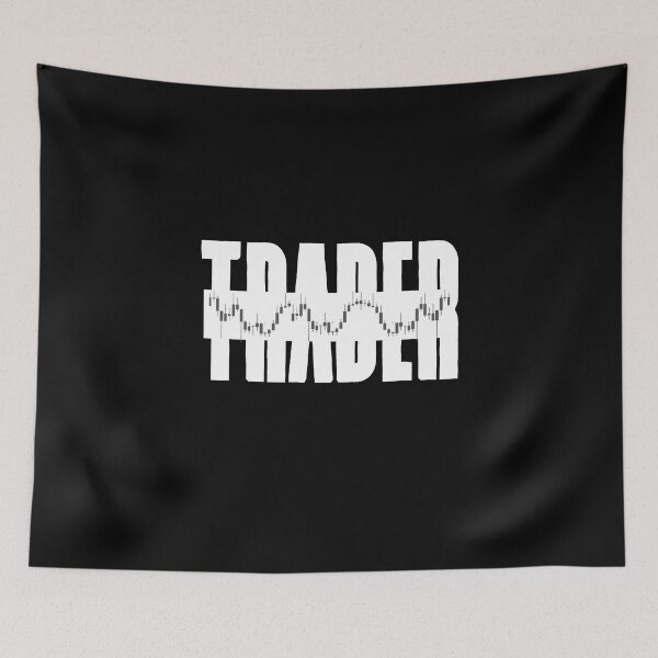 Item preview, Trader White With Black Trading Chart designed and sold by SrSCreative.