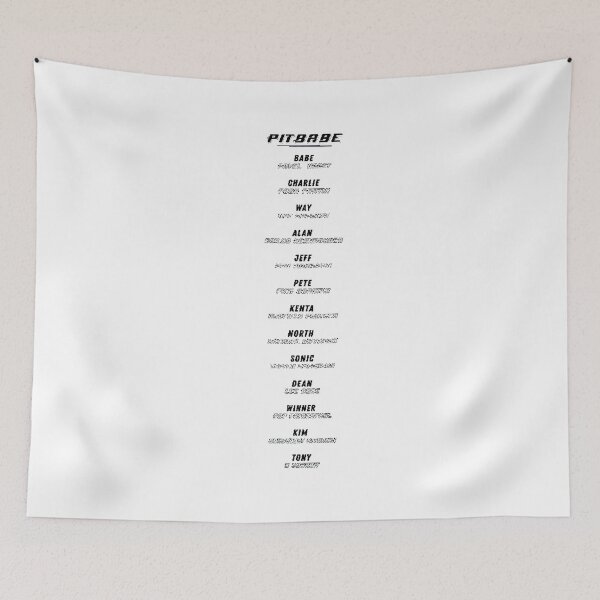 Item preview, Pitbabe actors names and logo the series thai bl 2024 poohpavel พิษเบ๊บ designed and sold by Kpop-Noona.