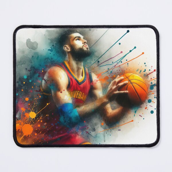 Item preview, watercolor basketball player designed and sold by paulrommer.