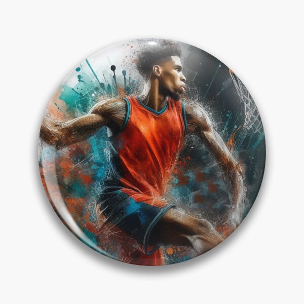 Item preview,  watercolor basketball player designed and sold by paulrommer.