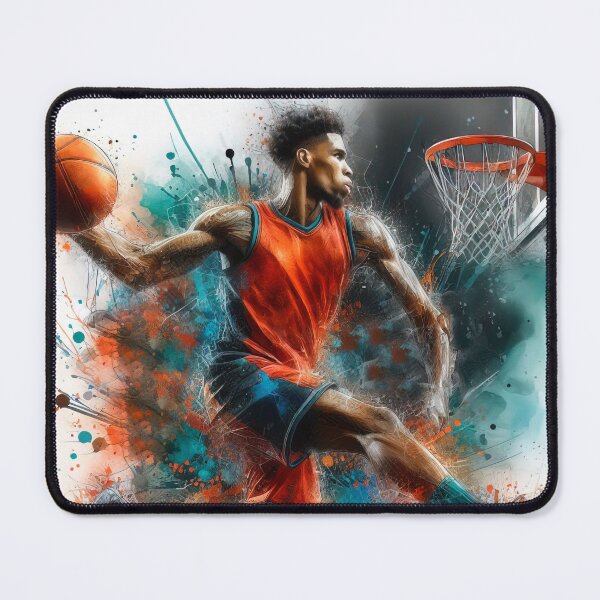 Item preview, watercolor basketball player designed and sold by paulrommer.