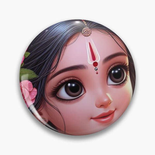 Item preview, Radha Talking in Vrindavan forest Vrinda Arts designed and sold by VrindaArts.