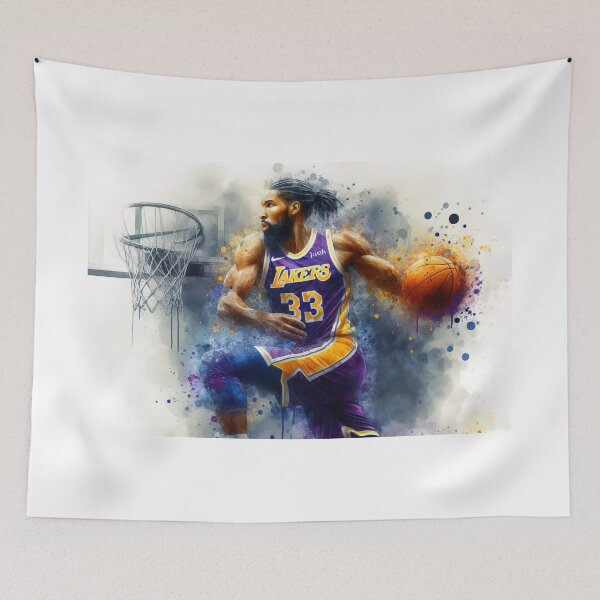Item preview,  watercolor basketball player designed and sold by paulrommer.