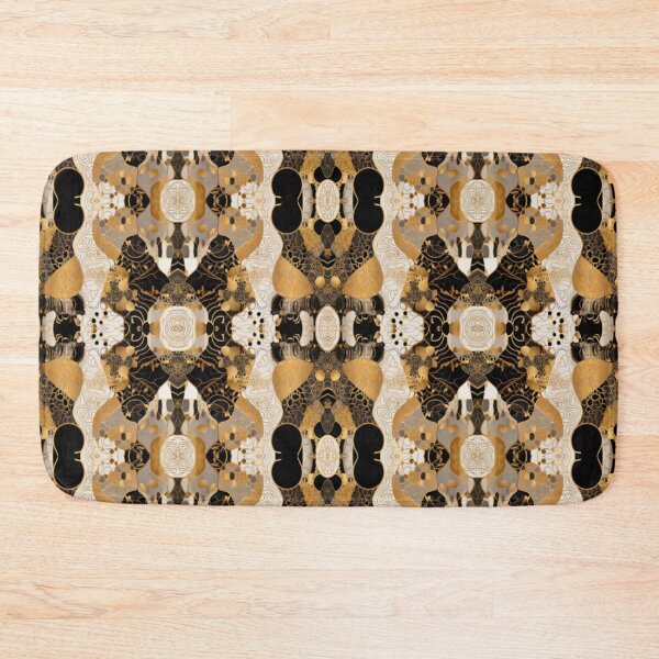 Item preview, Black and gold and white geometric designed and sold by Flowersonstuff.