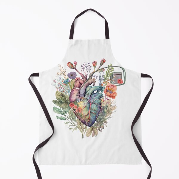 Item preview, Pacemaker and anatomy botanical heart designed and sold by EmeraldeaArt.