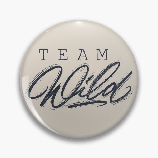 Item preview, Team Wild Textured Hand Lettering designed and sold by JustPawsome.