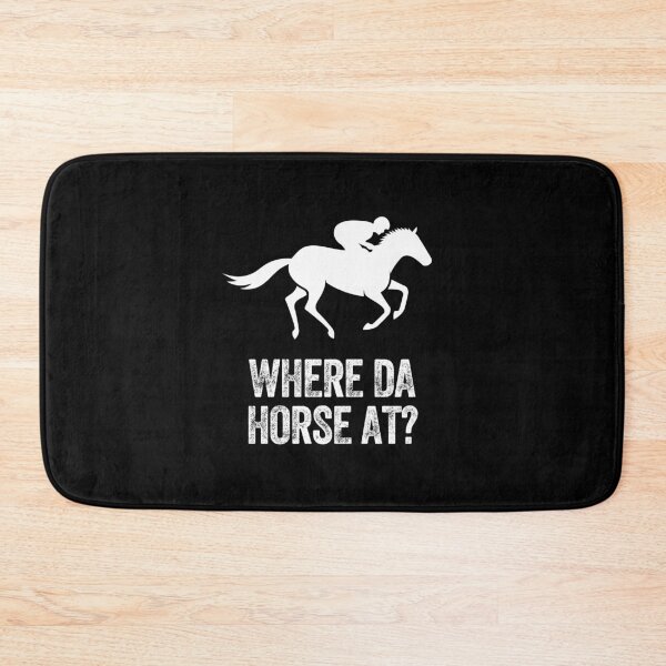 Item preview, Where da horse at racing jockeys betting equestrian designed and sold by w1ckerman.