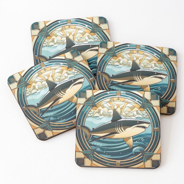 Item preview, Shark Art Deco 2 designed and sold by AstroRisq.