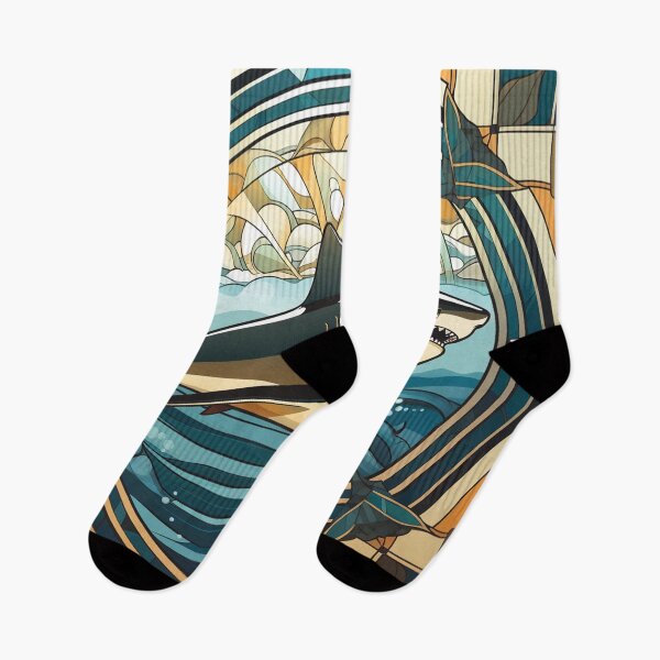 Item preview, Shark Art Deco 2 designed and sold by AstroRisq.