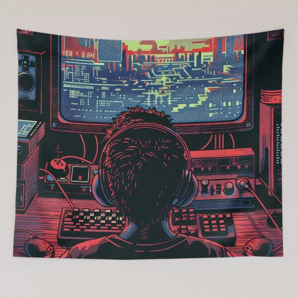 Item preview, Retro Future: Neon Computerscape designed and sold by SlayerOfKings.
