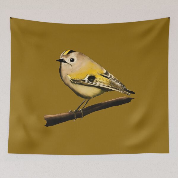 Item preview, Cute little Goldcrest song bird designed and sold by Kat-D-Art.